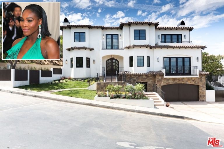 Exclusive--- Queen Of The Racket Serena Williams 5.1 Million Pounds Beverly Hills Home... See Photo Inside