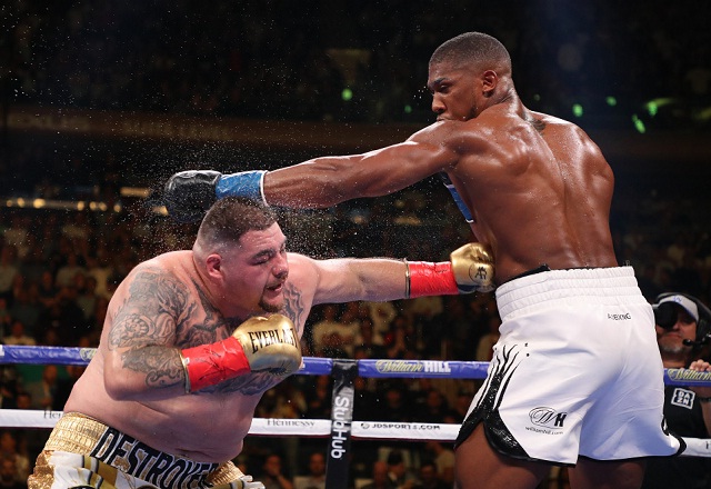 Andy Ruiz stopped Joshua in the seventh round of their match
