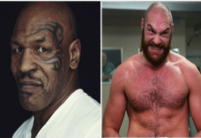 Mike tyson and tyson Fury meets