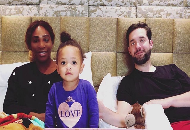 Serena Williams and Alexis Ohanian Daughter Alexis Olympia