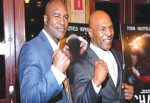 Mike tyson and evander Holyfield Show LOve