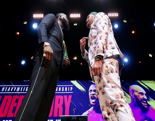 Deontay Wilder and Tyson Fury