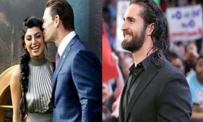Shay Shariatzadeh, John Cena and Seth Rollins
