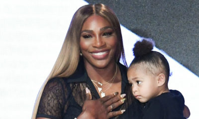 Daugther and Serena Williams