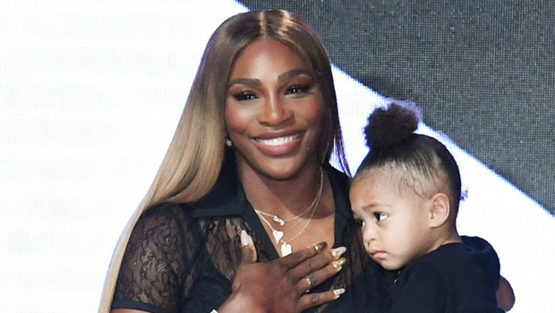 Daugther and Serena Williams
