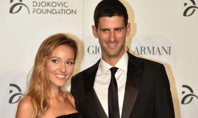 Novak Djokovic and Jelena Djokovic