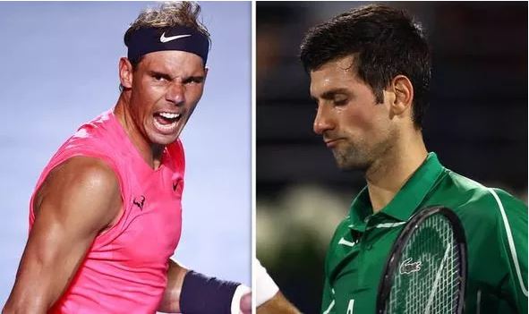 Rafael Nadal face Novak Djokovic