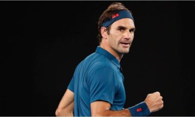 Roger Federer punch