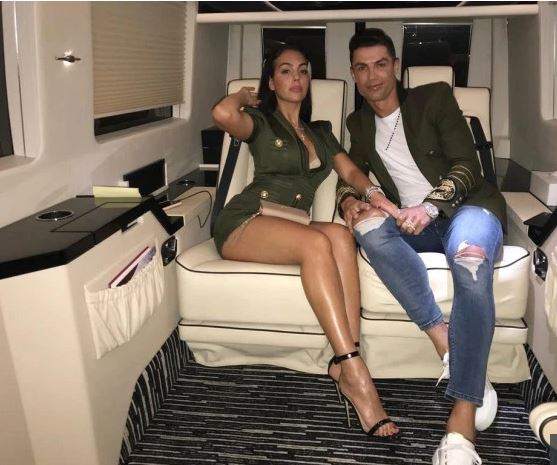 Ronaldo and girlfriend