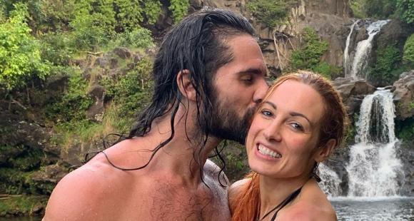 seth Rollins kiss Becky Lynch