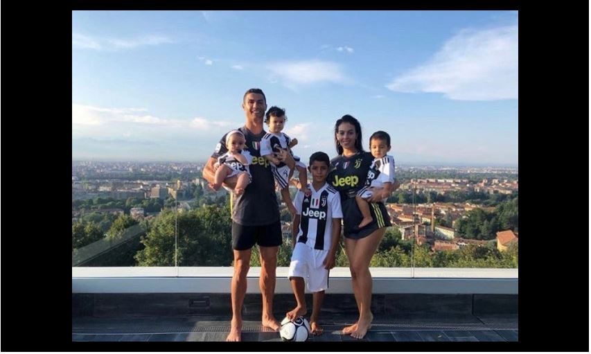 Cristiano Ronaldo and family