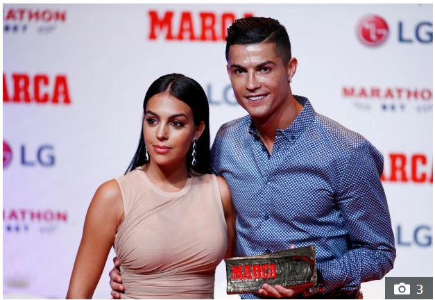 Cristiano Ronaldo and fiancee