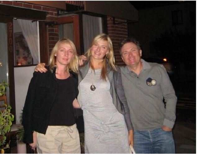 Maria Sharapova with parents