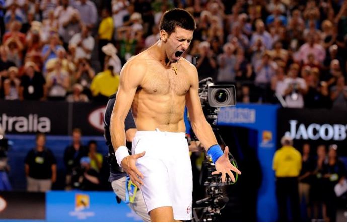 Novak Djokovic abs