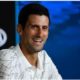 Novak Djokovic laughing