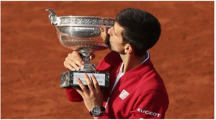 Novak Djokovic won trophy