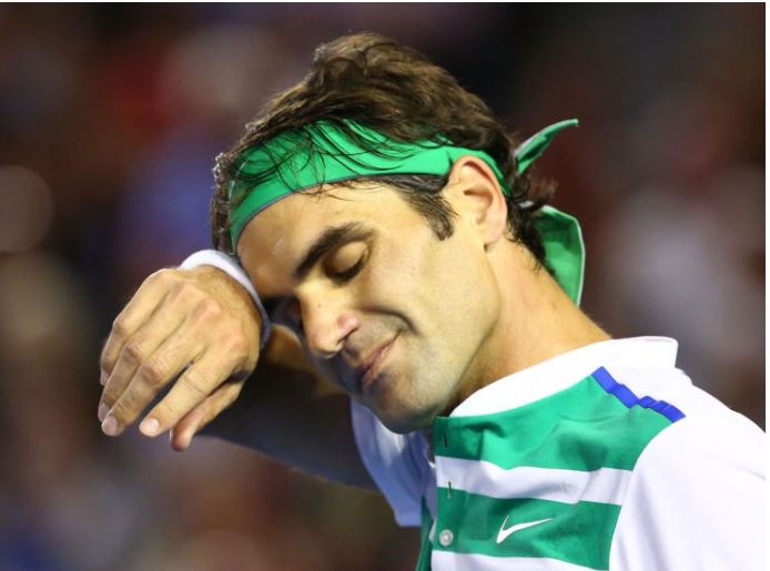 Roger Federer arm