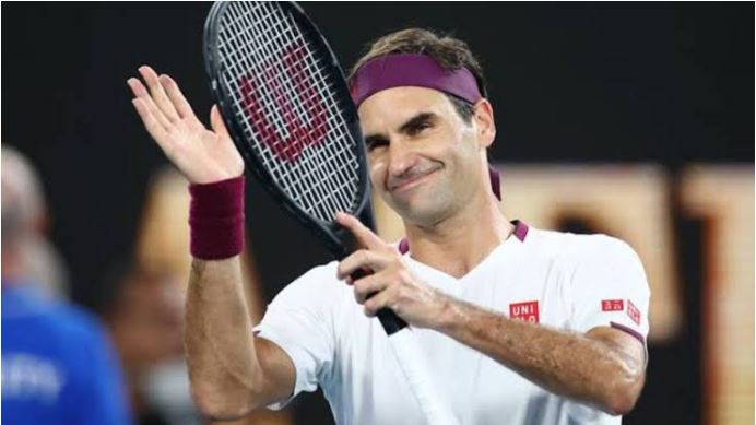 Roger Federer clap