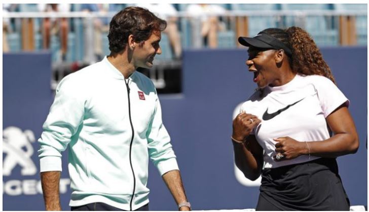Serena Williams and roger federer