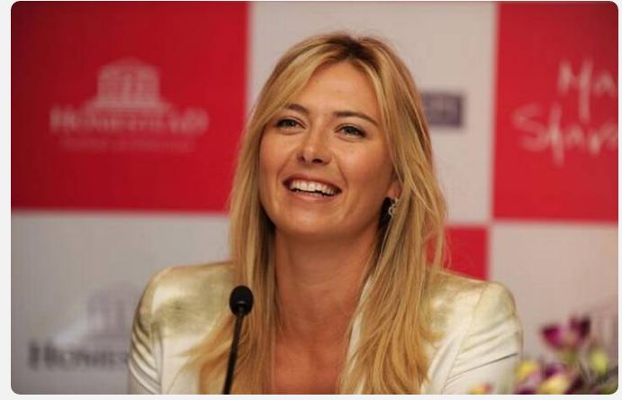 Maria Sharapova laugh