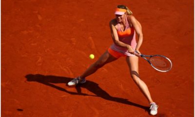 Maria Sharapova on clay