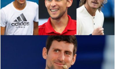 Novak Djokovic and young stars