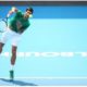 Novak Djokovic serve