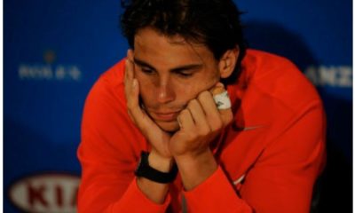 Rafael Nadal in thought