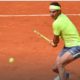 Rafael Nadal play on court