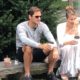 Roger Federer and wife at river