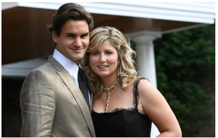 Roger Federer and wife teen