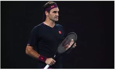 Roger Federer consentrate
