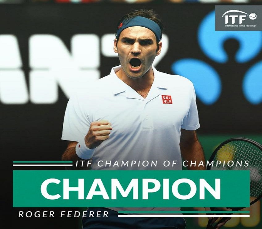 Roger Federer voted champion