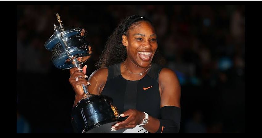 Serena Williams trophy
