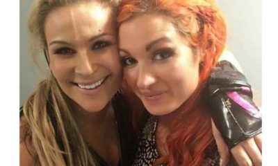 Becky Lynch with friend