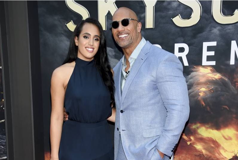 Dwayne Johnson and Daugther