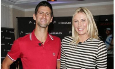 Novak Djokovic and Maria sharapova snap