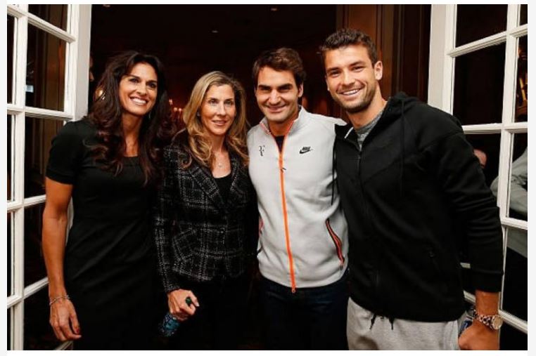 Roger Federer and ex 
