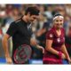 Roger Federer with Sania Mirza