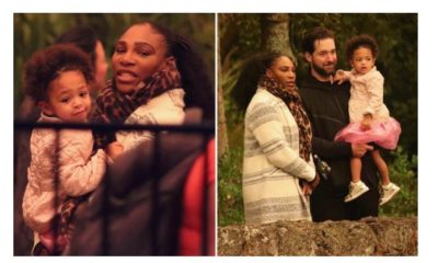Serena Williams and family snap