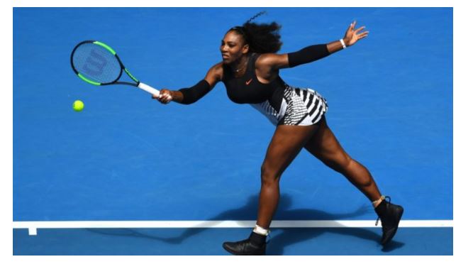 Serena Williams play hard