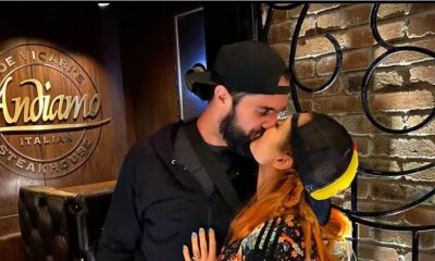 Seth Rollins and becky Lynch kiss