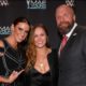 Triple H , Stephanie and Ronda Rousey