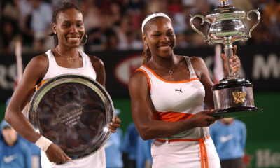 Venus Williams with Serena Williams