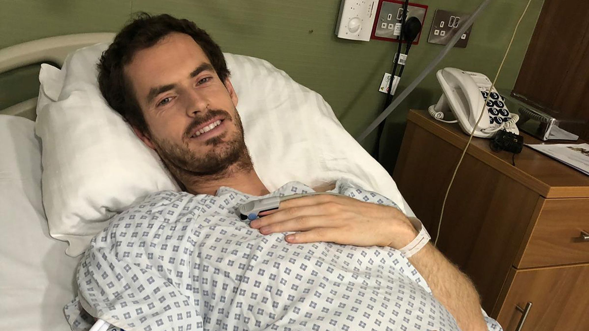 Andy Murray hospitalized