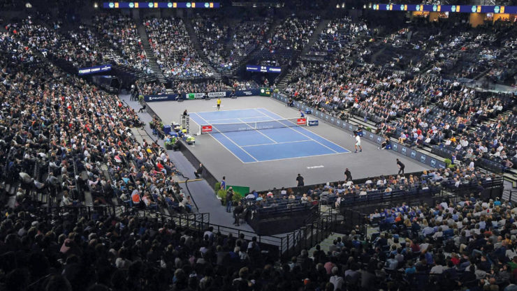 Rolex Paris tennis court