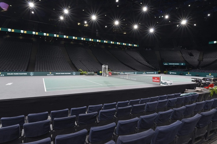 Rolex Paris tennis court