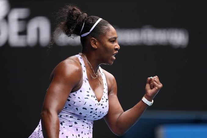 Serena Williams Victory Shout