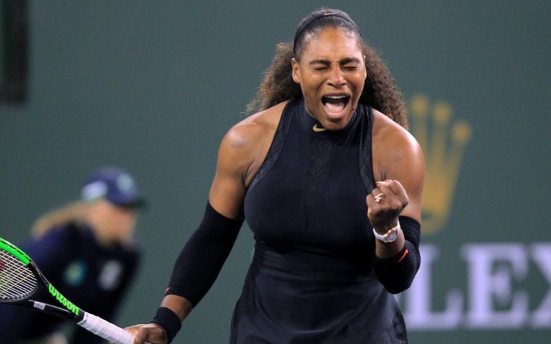 Serena Williams Victory Shout