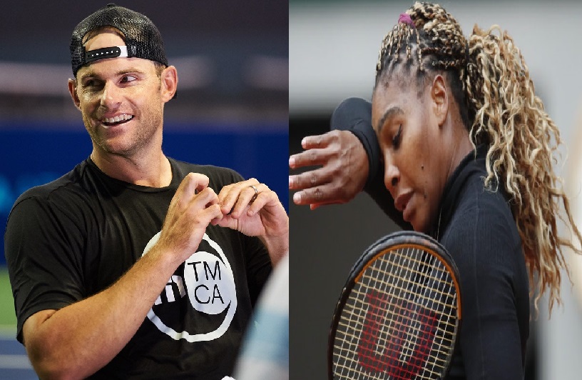 Serena Williams and Andy Roddick